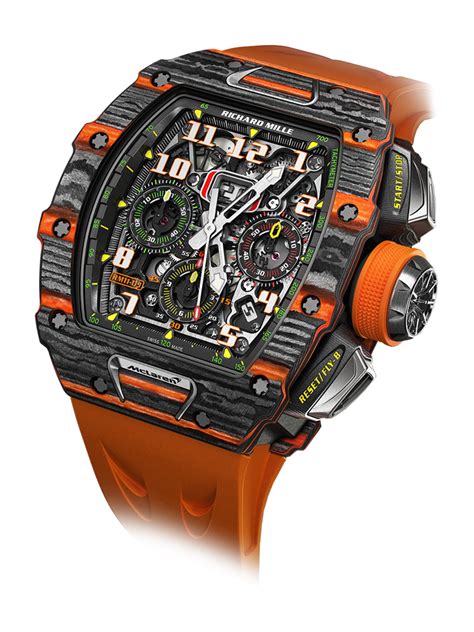 richard mille rm 11-03 automatic winding flyback chronograph 'mclaren'|mclaren flyback chronograph.